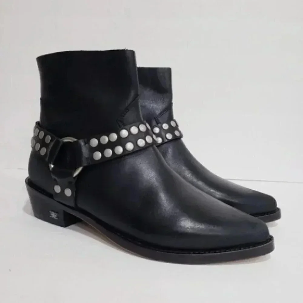 NWOT Sam Edelman Waldorf Studded Biker Ankle…